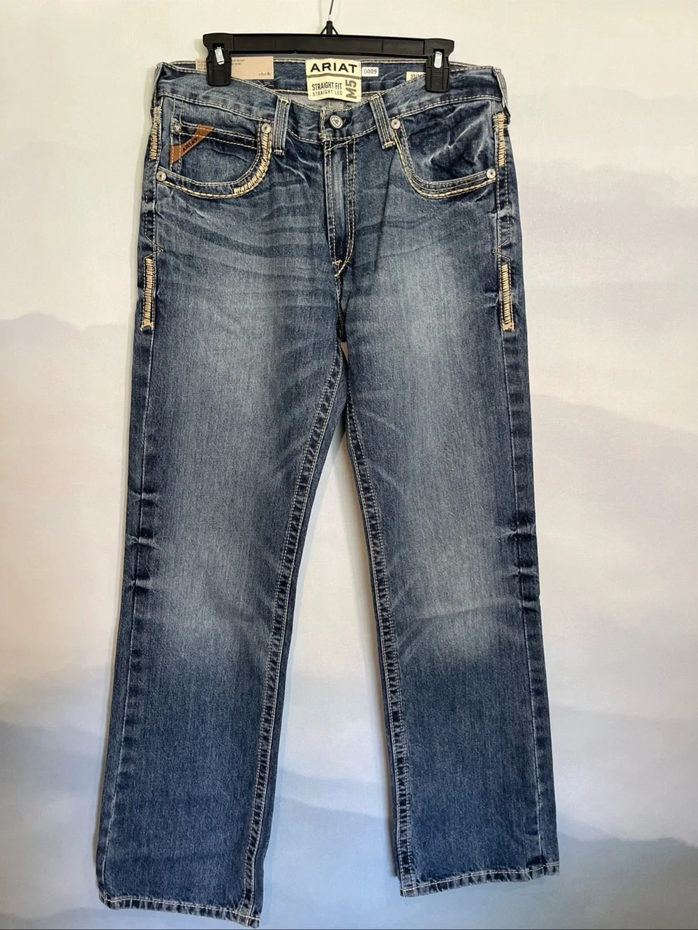 Ariat M5 Men's Straight-Leg&Fit through seat&thigh 33/34  Gambler Low Rise  NWT